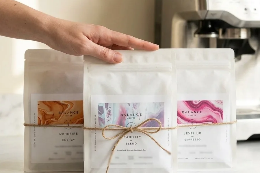 Balance Coffee Bestseller Bundle - three 250g bags tied together as a gift set