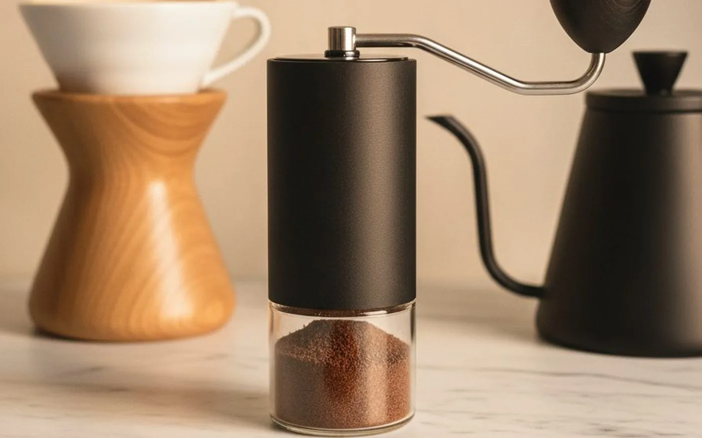 Hand grinder brew workflow with Comandante C40
