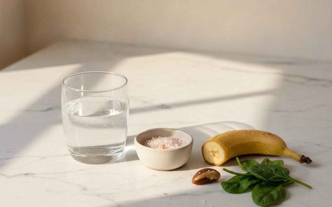 Electrolyte and hydration balance illustration