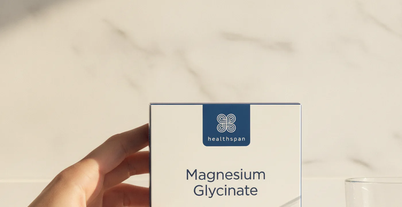 Healthspan Magnesium Glycinate tablets and magnesium range products reviewed by a nutritionist