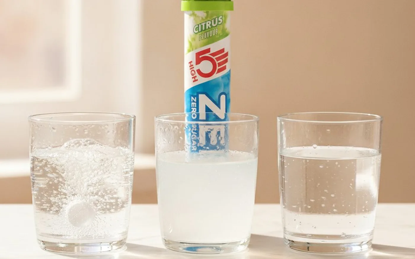 High5 Zero compared to competitor electrolyte drinks