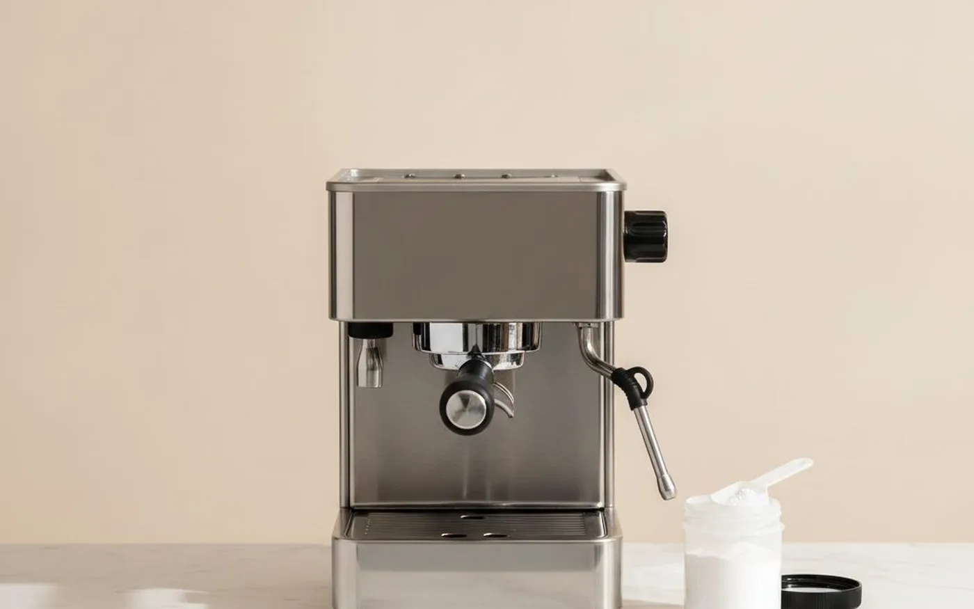 Backflushing an espresso machine