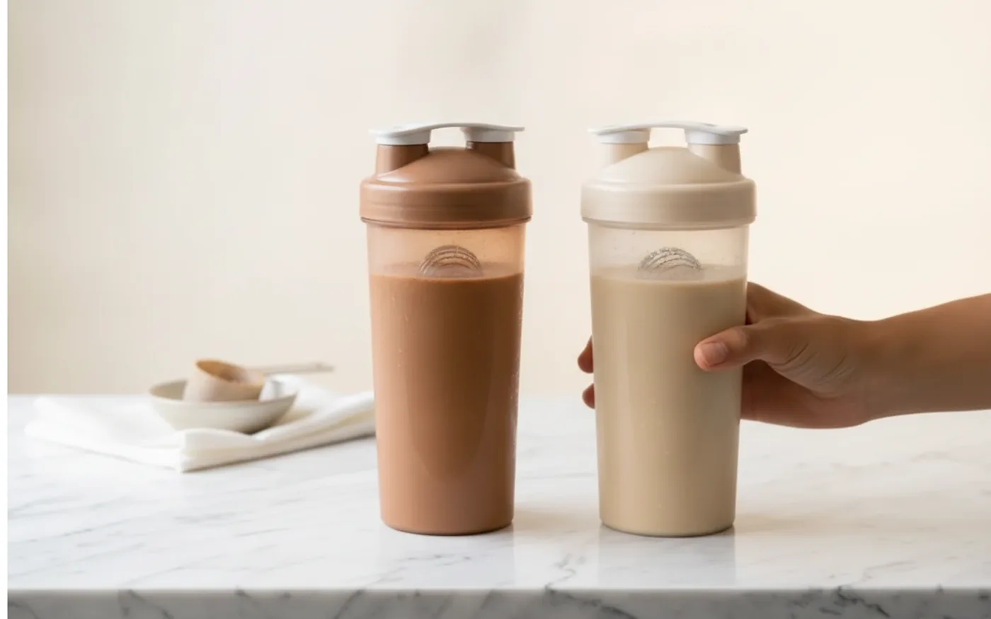 Innermost protein mixability demonstration
