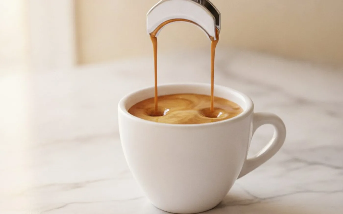 espresso extraction shot