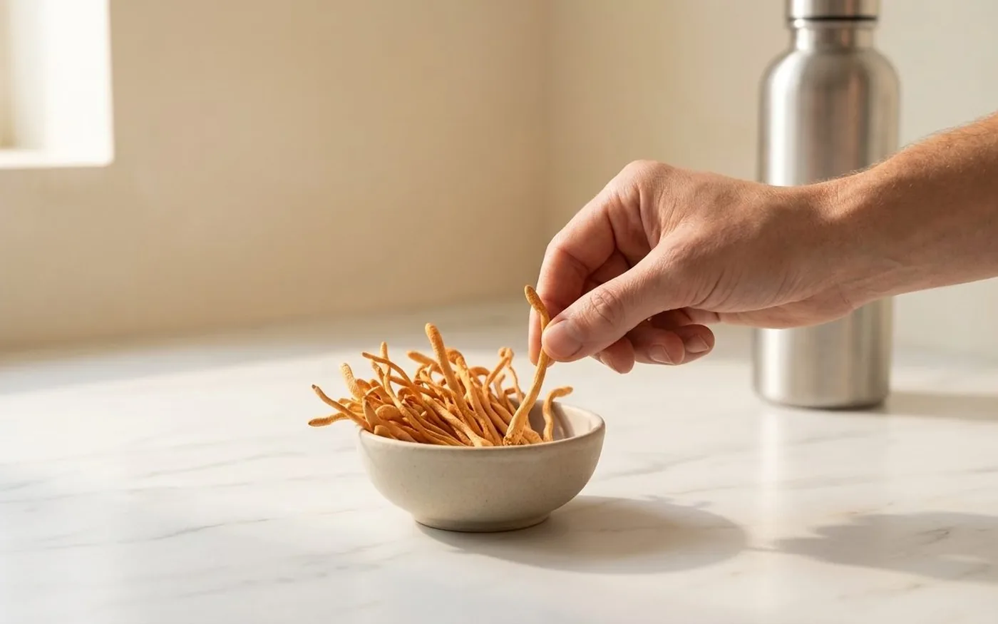 Cordyceps mushroom for exercise