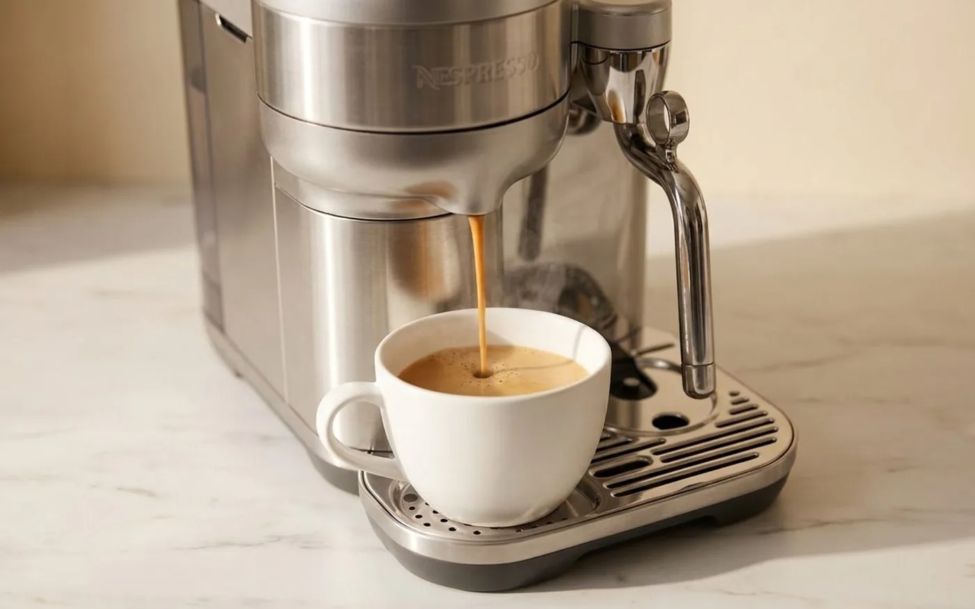 Brewing Espresso Shot