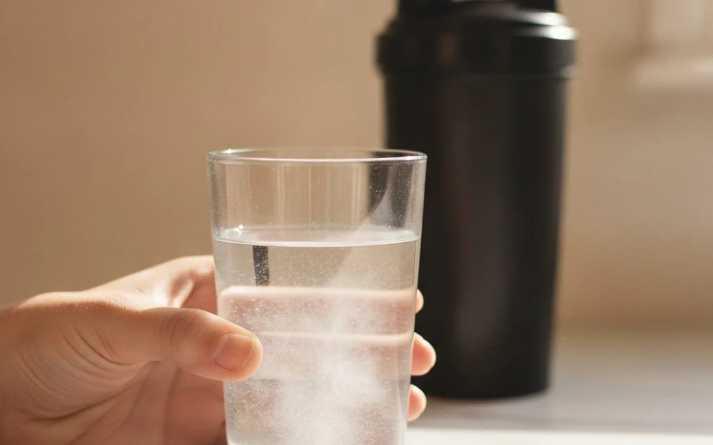 How to mix creatine powder properly in water