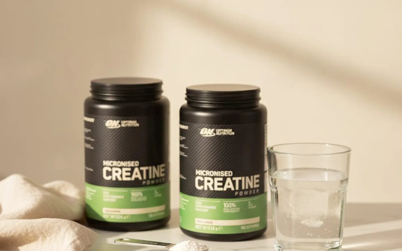 Creatine supplement stack example for daily gym use
