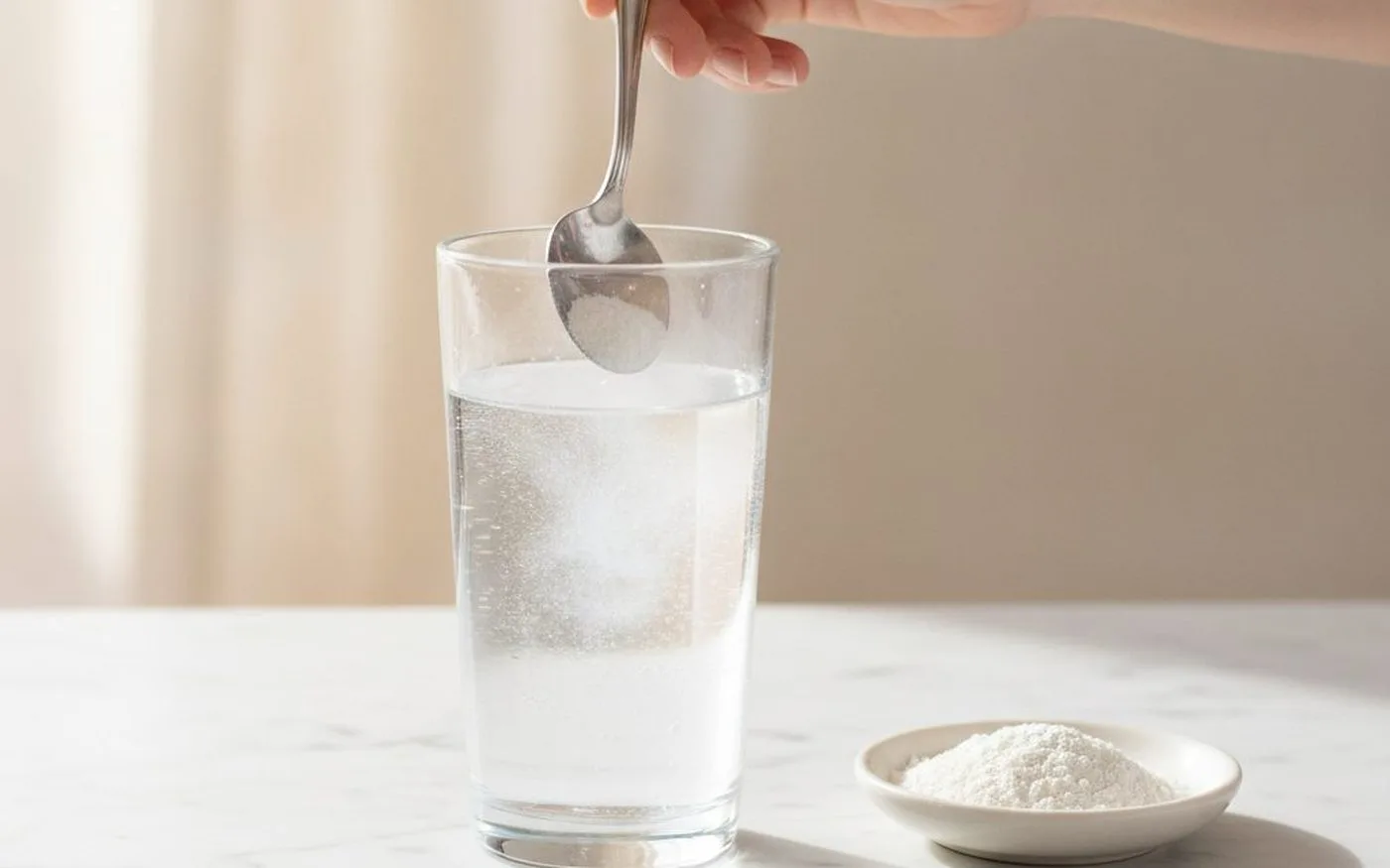Planet Paleo collagen dissolving in water