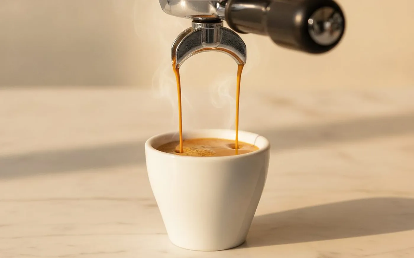 espresso extraction e61