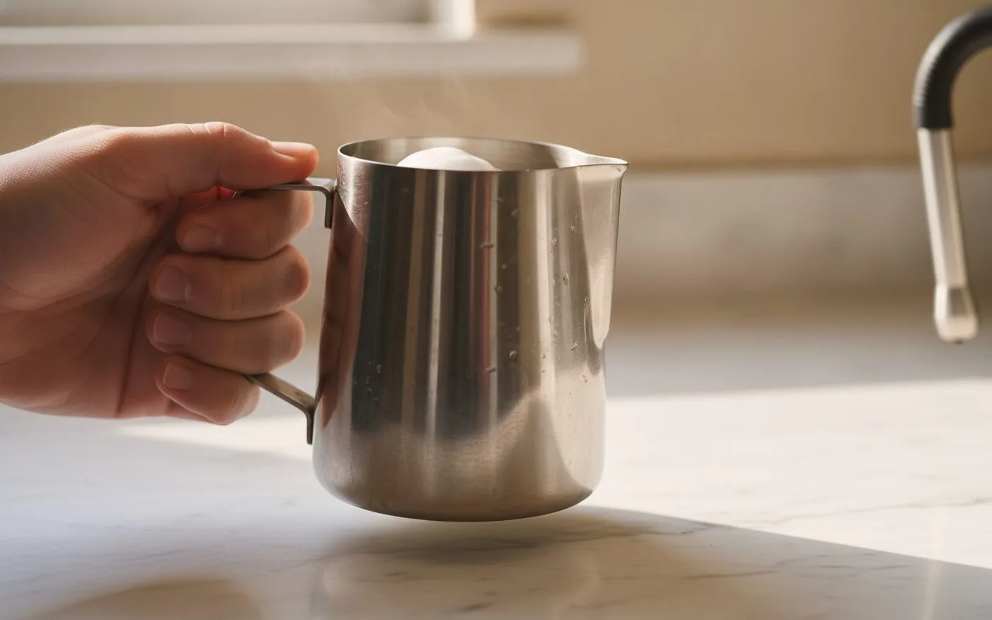 milk microfoam heating technique