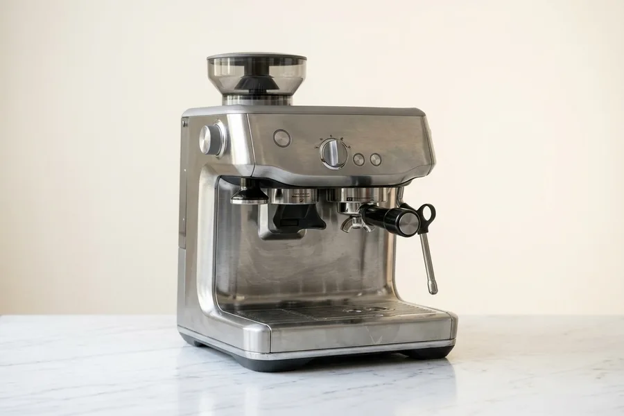Sage Barista Express Impress espresso machine stainless steel