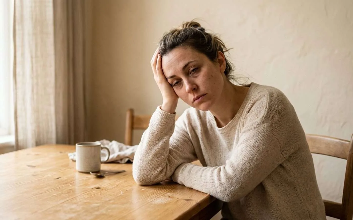 Illustration representing fatigue as a sign of electrolyte imbalance