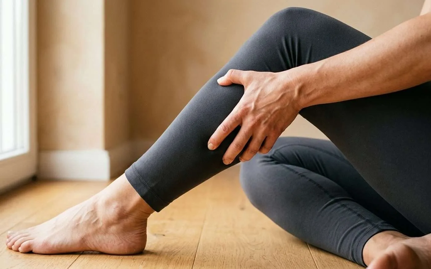 Illustration of muscle cramps, a common sign of electrolyte imbalance