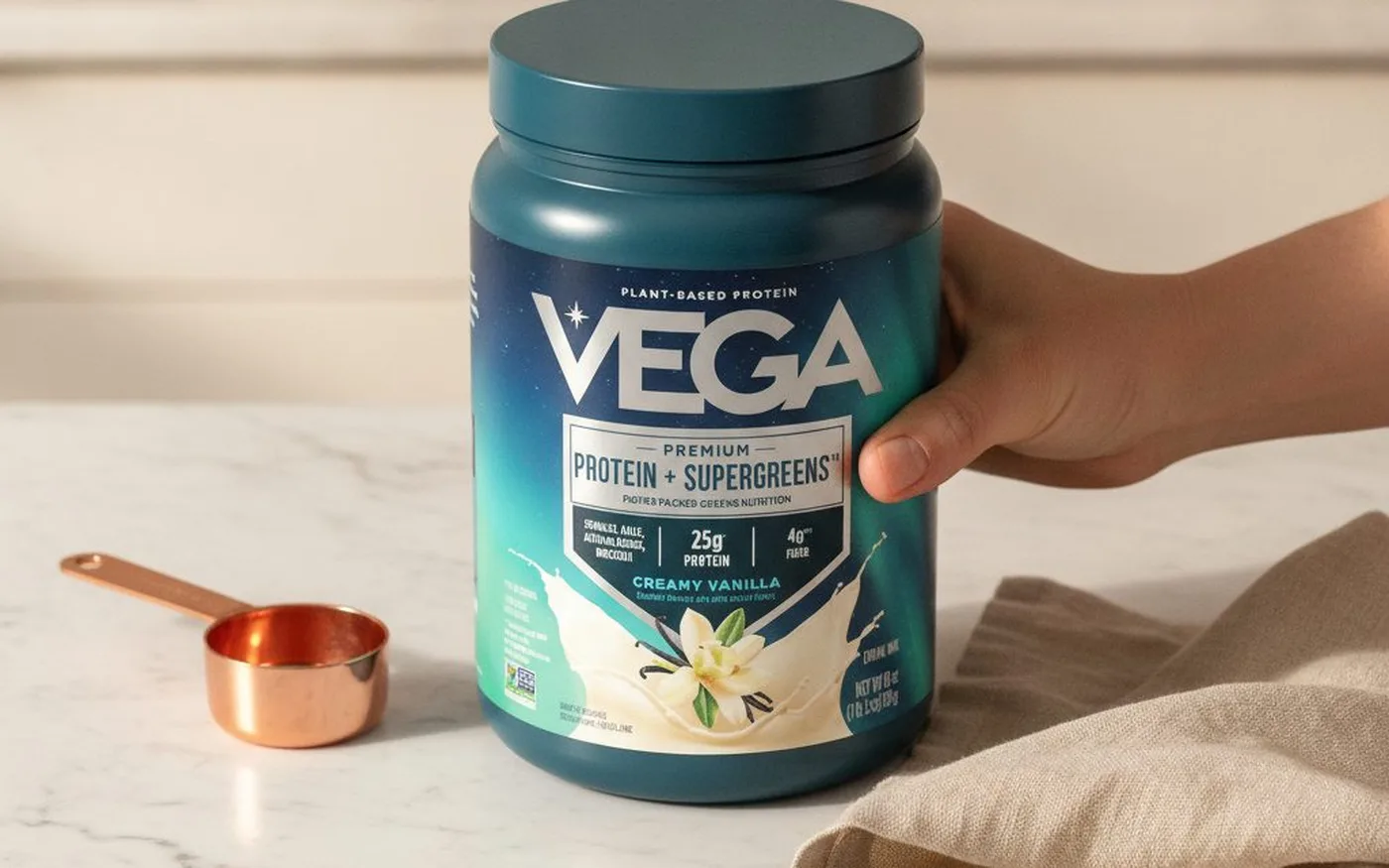 Vega Protein and Greens powder