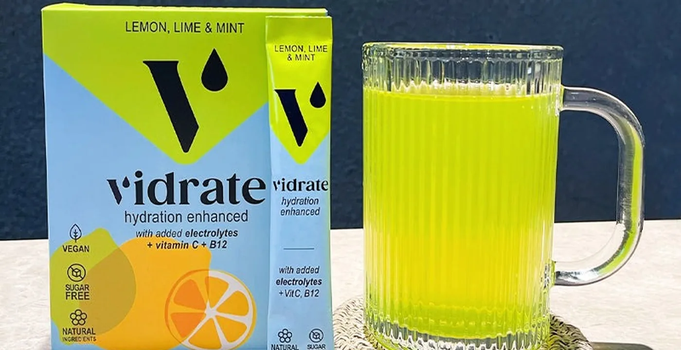 ViDrate zero-sugar electrolyte hydration sachets