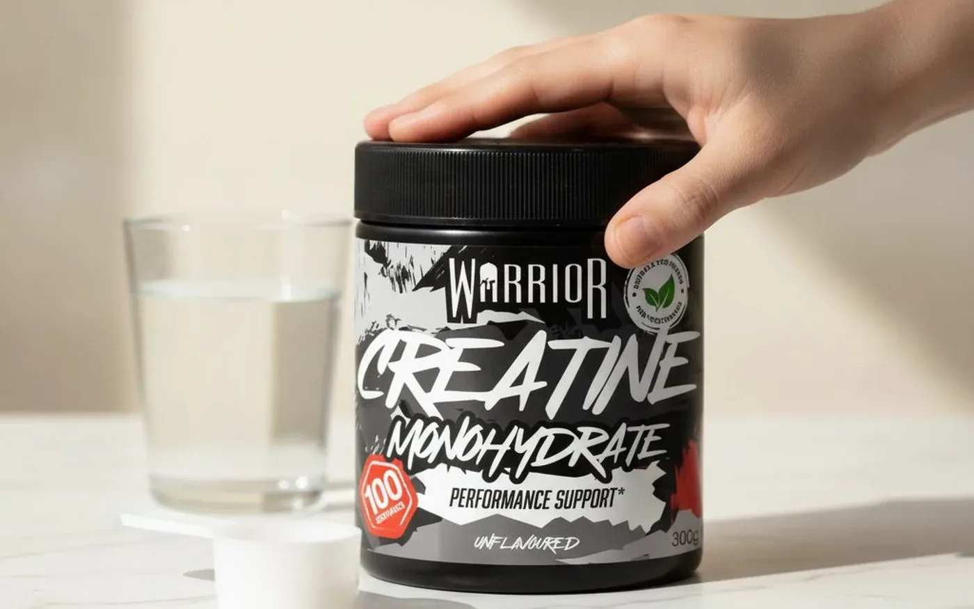 Brand/product shot - Warrior Creatine