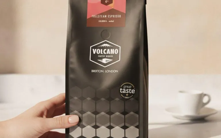 Volcano Coffee Works espresso blend bag