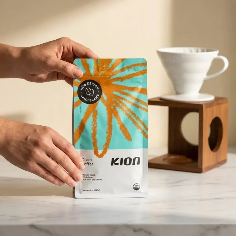 Kion Coffee product bag - biohacking community favourite