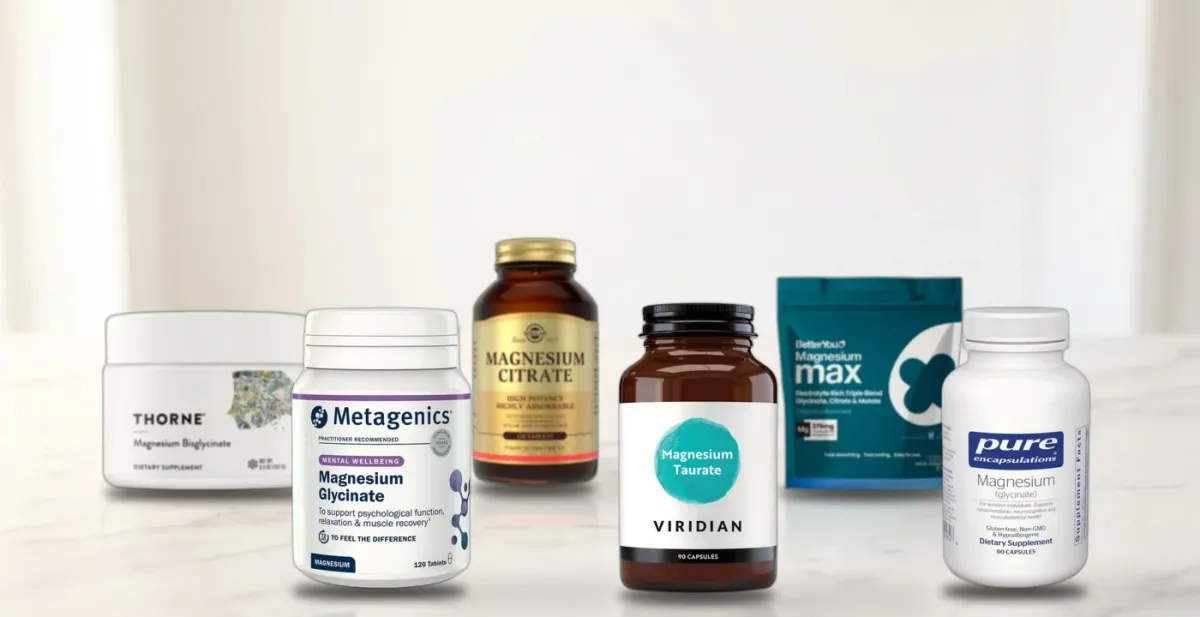 Best magnesium supplements for anxiety, including glycinate and taurate forms
