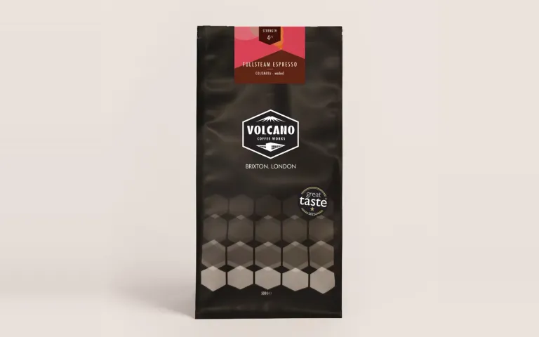 Volcano Coffee Works Fullsteam Espresso coffee bag